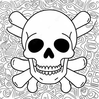 Skull And Crossbones Coloring Pages