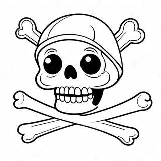 Skull And Crossbones Coloring Pages