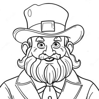 Scary Leprechaun Coloring Pages