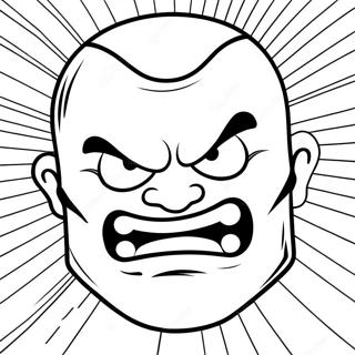 Angry Face I Hate You Coloring Page 73405-58126