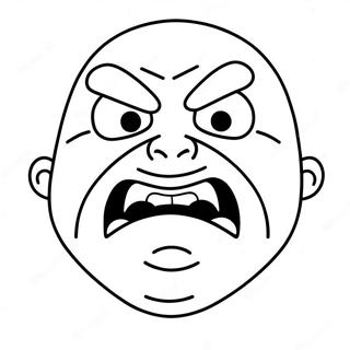 Angry Face I Hate You Coloring Page 73405-58128