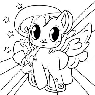 Shimmering Starbeam Coloring Page 73435-58159