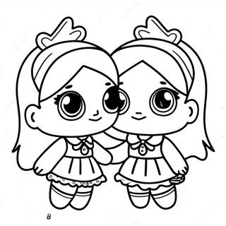 Na Na Na Surprise Dolls Coloring Page 73465-58182