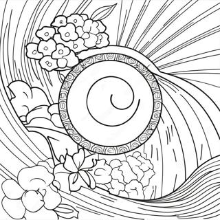 Japan Flag Coloring Page 73474-58170