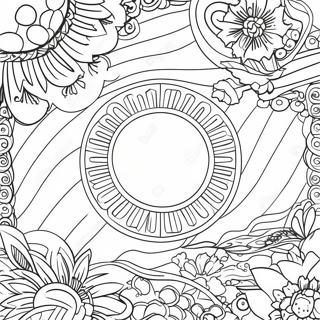 Japan Flag Coloring Page 73474-58172