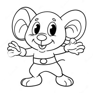 Mighty Mouse Coloring Pages