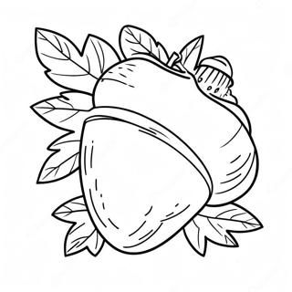 Acorn Coloring Pages