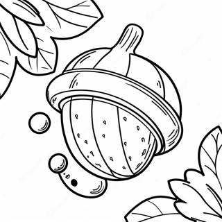 Acorn Coloring Page 7350-5854