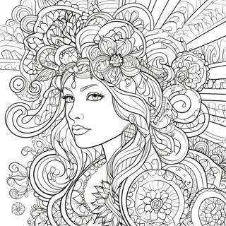 Advanced Coloring Page With Intricate Designs 73525-58221