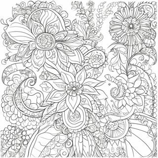 Advanced Coloring Page With Intricate Designs 73525-58222