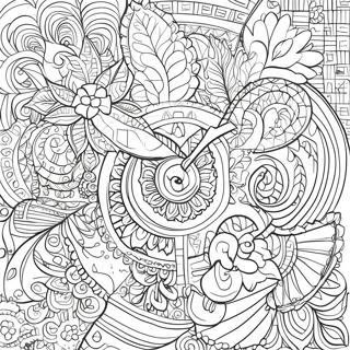 Advanced Coloring Page With Intricate Designs 73525-58223