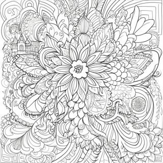 Advanced Coloring Page With Intricate Designs 73525-58224