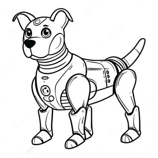 Robot Dog Coloring Pages