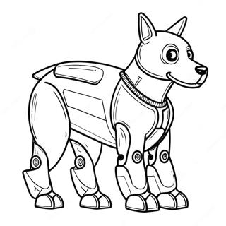 Robot Hund Malebog 73574-58256