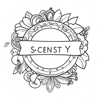 Scentsy Logo Coloring Page 73584-58263