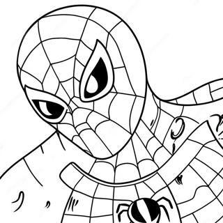 Zombie Spiderman Coloring Page 73594-58272