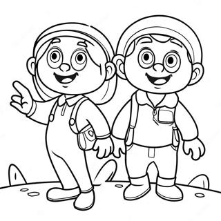 Bernard And Bianca In Adventure Coloring Page 73605-58279