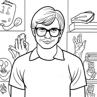 Jeffrey Dahmer Coloring Pages