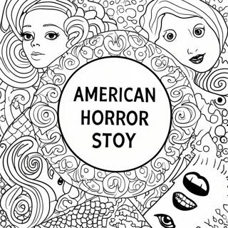 American Horror Story Logo Fargeleggingsark 73634-58304