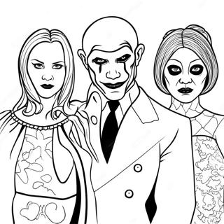 Creepy American Horror Story Characters Coloring Page 73635-58313