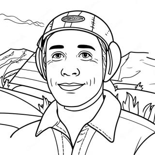 Adventurous Billy Coleman Coloring Page 73655-58356