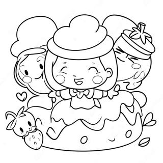 Strawberry Shortcake Berry In The Big City Coloring Pages