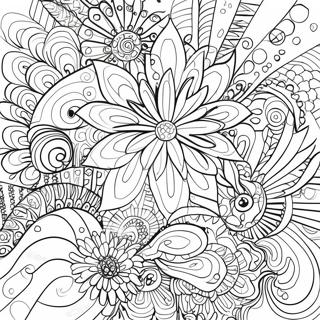 Stoner Trippy For Adults Coloring Pages