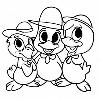 Three Caballeros Coloring Page 73694-58346