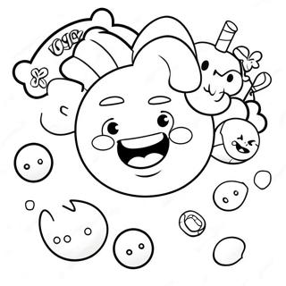 Candy Crush Logo Coloring Page 73734-58381