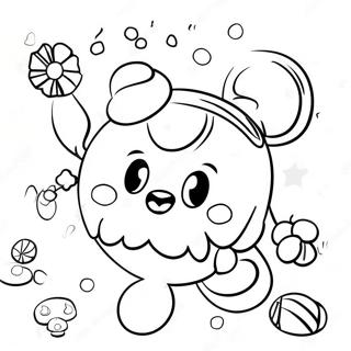 Candy Crush Logo Coloring Page 73734-58383