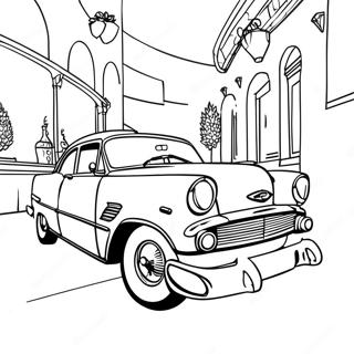 Retro Vintage Car Coloring Page 73744-58398