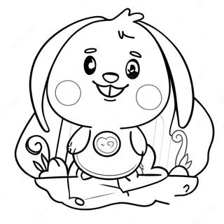 Cute Mal Character Coloring Page 73765-58418