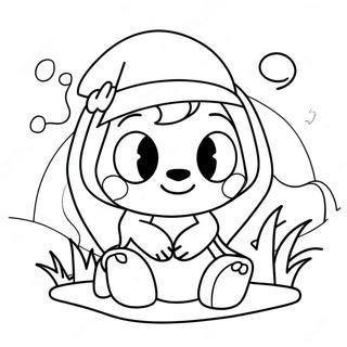 Cute Mal Character Coloring Page 73765-58419