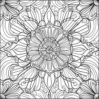 Easy Pattern Coloring Pages