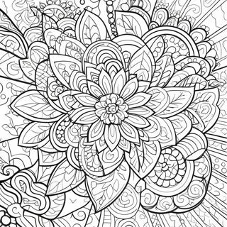 Easy Geometric Pattern Coloring Page 73774-58416