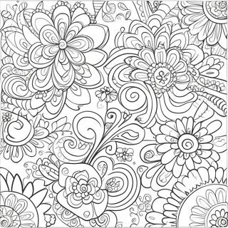 Easy Pattern Coloring Pages