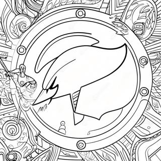 Tampa Bay Lightning Logo Coloring Page 73824-58454