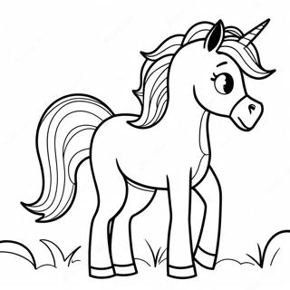 Page À Colorier De La Vie Des Poneys 73854-58493