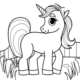 Page À Colorier De La Vie Des Poneys 73854-58495