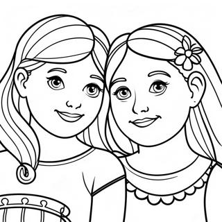 Sisters Forever Coloring Page 73884-58501