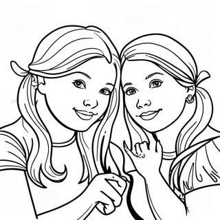 Sisters Forever Coloring Page 73884-58502