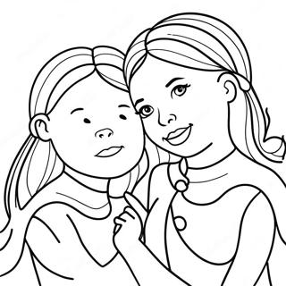 Sisters Forever Coloring Page 73884-58504