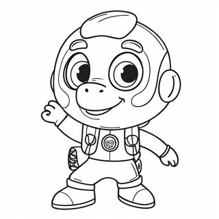 Fast Dash Character Coloring Page 73895-58534