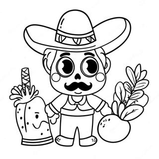 Preschool Cinco De Mayo Coloring Page 73914-58531