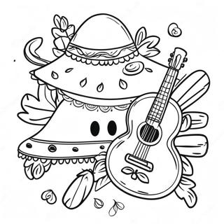 Preschool Cinco De Mayo Coloring Pages