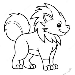 Arcanine Coloring Page 73924-58546