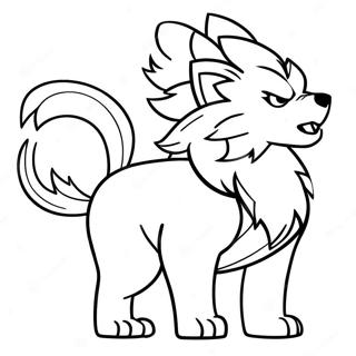 Arcanine Coloring Page 73924-58547