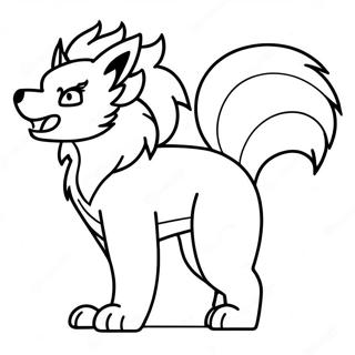 Arcanine Coloring Pages