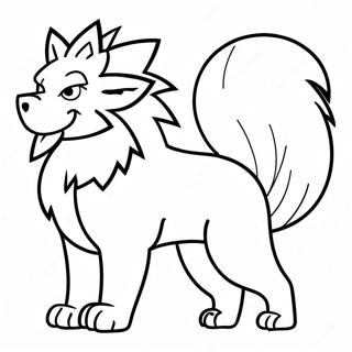 Arcanine Coloring Pages