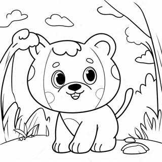 Colorful Big Fun Animal Adventure Coloring Page 73935-58553